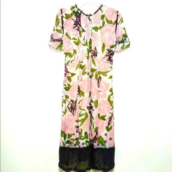 Coach Sheer Floral Midi Dress 4 2017 Collection - Picture 6 of 16